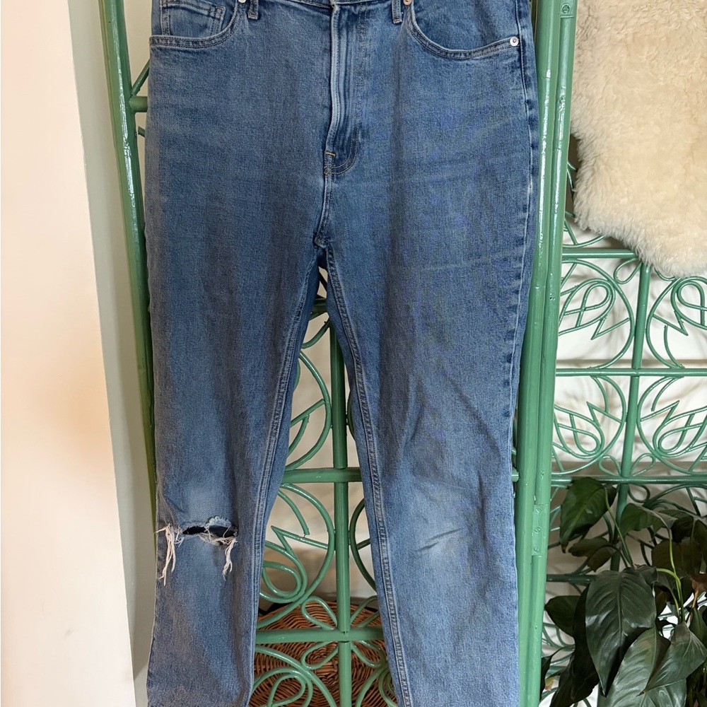 Everlane Organic Cotton Distressed Jeans